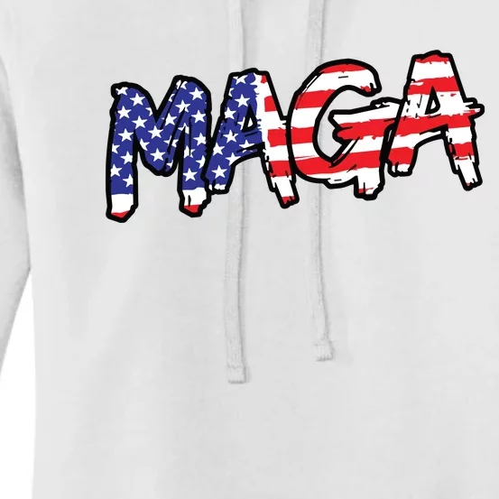 Maga Trump 2024 Election President Women's Pullover Hoodie