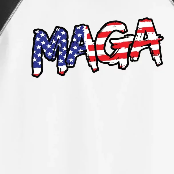 Maga Trump 2024 Election President Toddler Fine Jersey T-Shirt