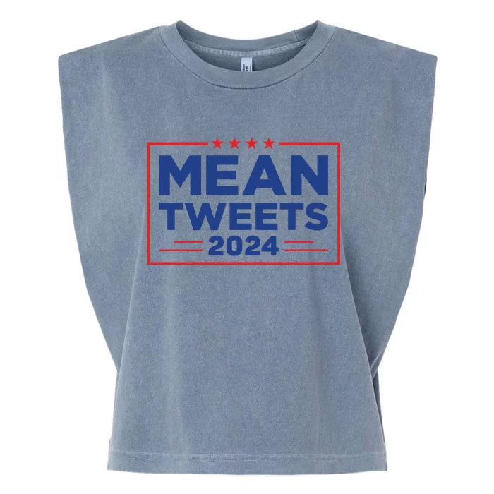 Mean Tweets 2024 Garment-Dyed Women's Muscle Tee