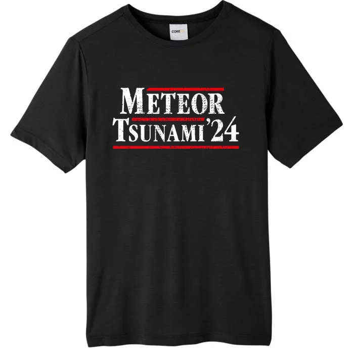 Meteor Tsunami 2024 Funny Election Campaign ChromaSoft Performance T-Shirt