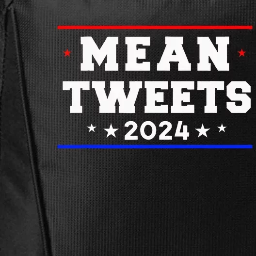 Mean Tweets 2024 Funny Trump City Backpack