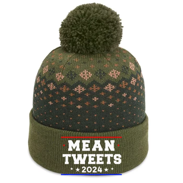 Mean Tweets 2024 Funny Trump The Baniff Cuffed Pom Beanie