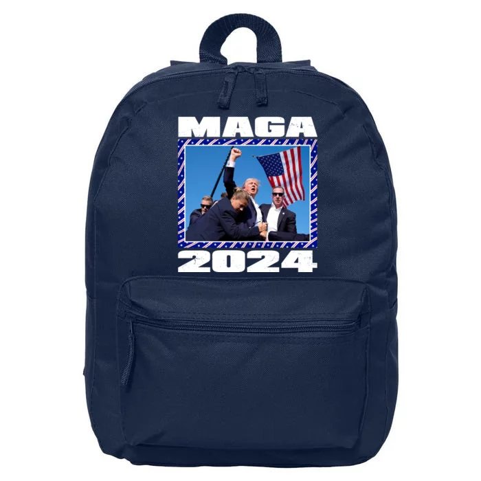 Maga Trump 2024 16 in Basic Backpack