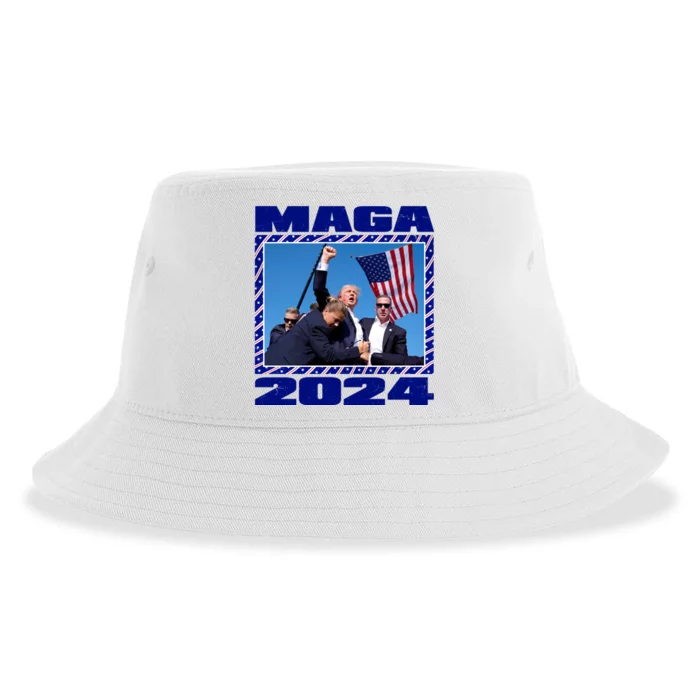 Maga Trump 2024 Sustainable Bucket Hat