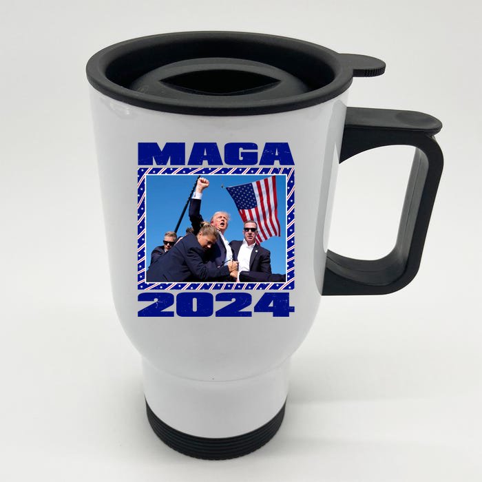 Maga Trump 2024 Stainless Steel Travel Mug