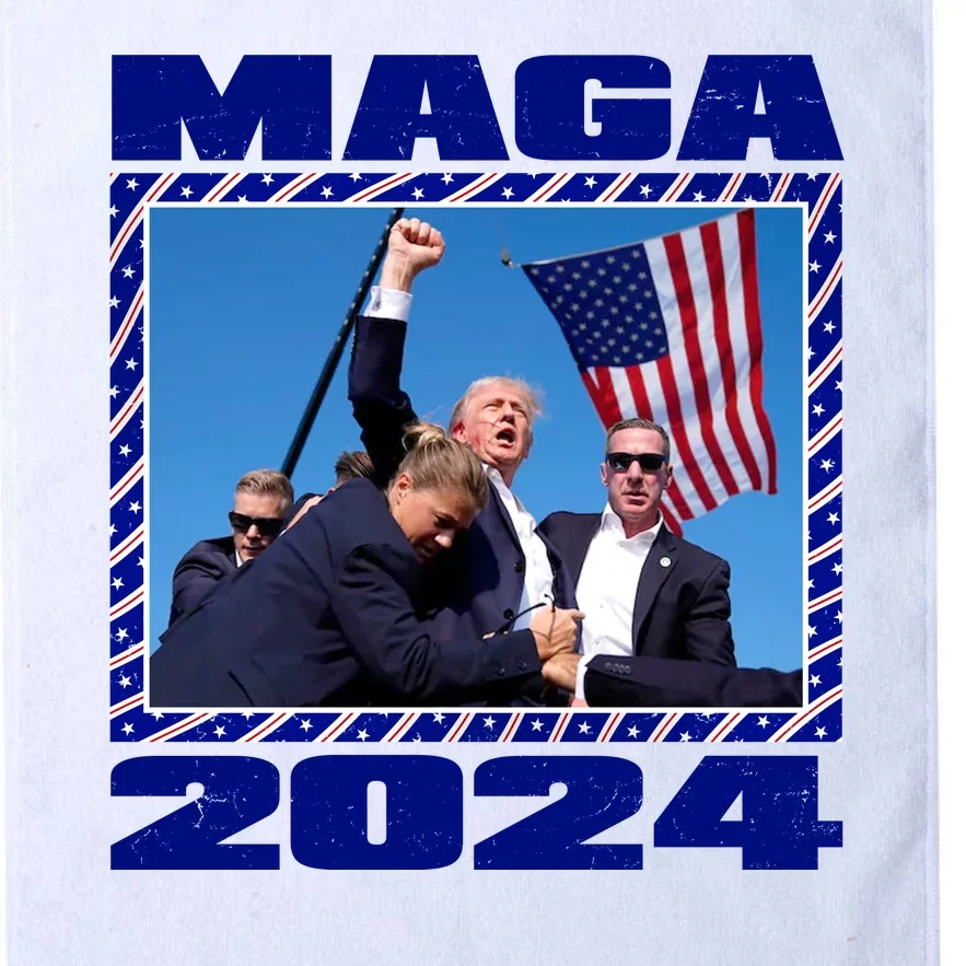 Maga Trump 2024 Platinum Collection Golf Towel