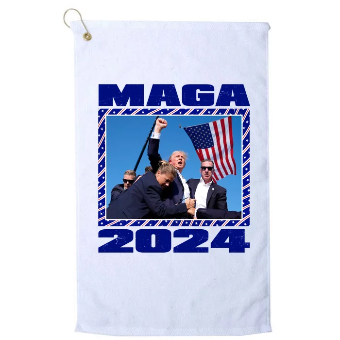 Maga Trump 2024 Platinum Collection Golf Towel