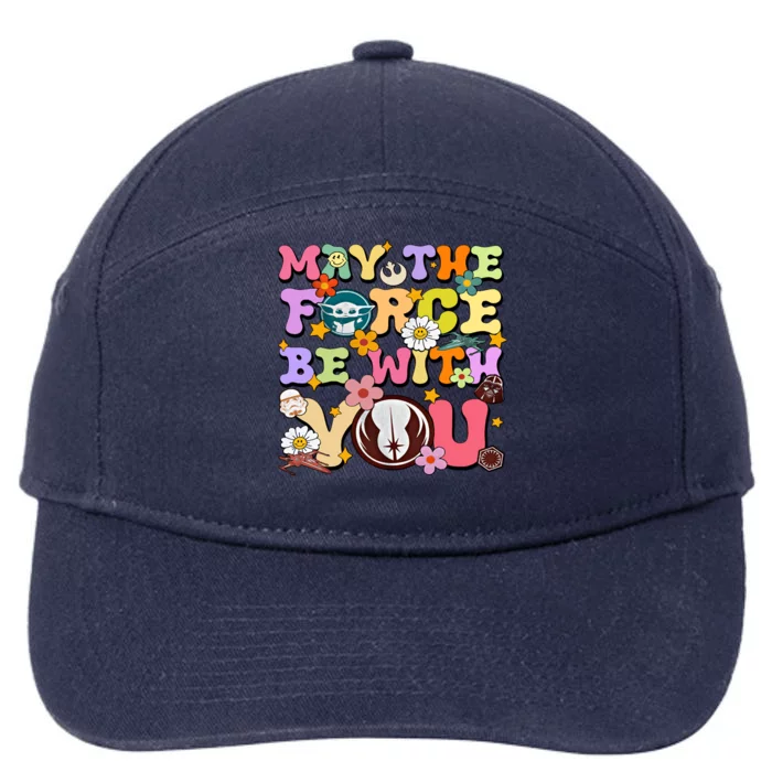 May The 4th Be With You Star Movie Wars May The Force 7-Panel Snapback Hat