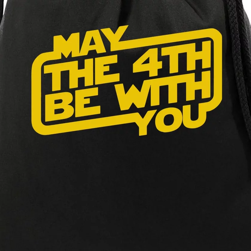 May The 4th Be With You Funny Drawstring Bag