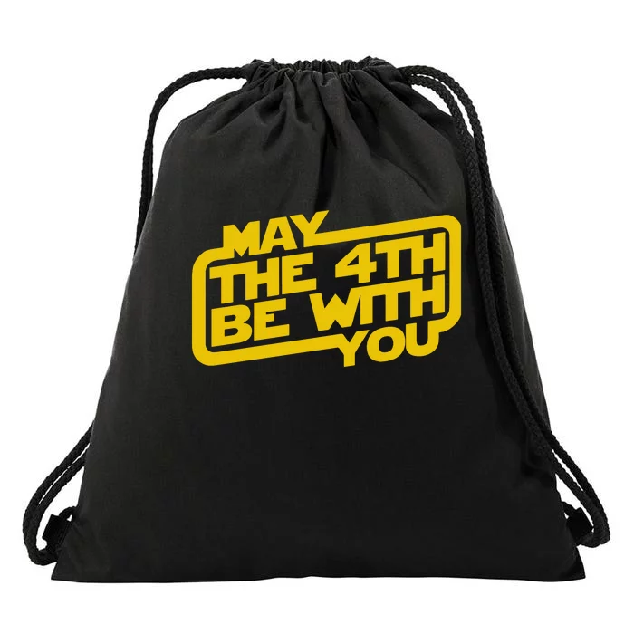 May The 4th Be With You Funny Drawstring Bag