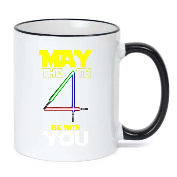 May The 4th Be With You Lightsaber Black Color Changing Mug