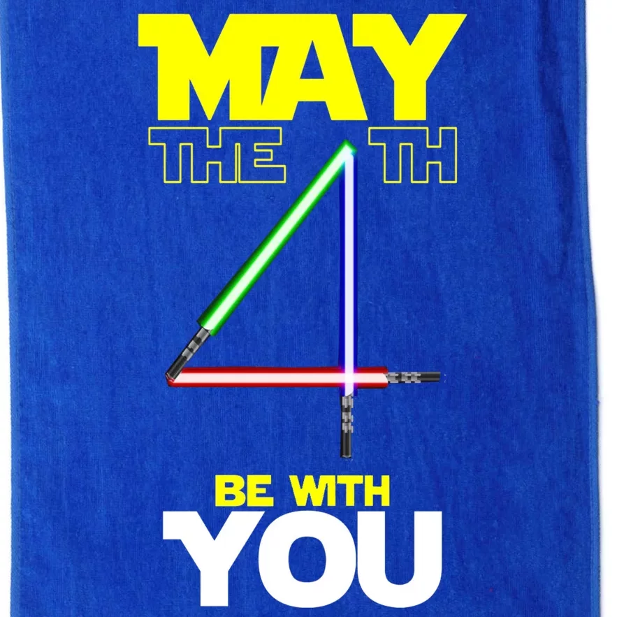 May The 4th Be With You Lightsaber Platinum Collection Golf Towel