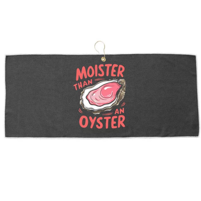 Moister Than An Oyster Large Microfiber Waffle Golf Towel