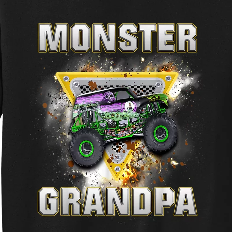 Monster Truck Are My Jam Monster Truck Grandpa Sweatshirt