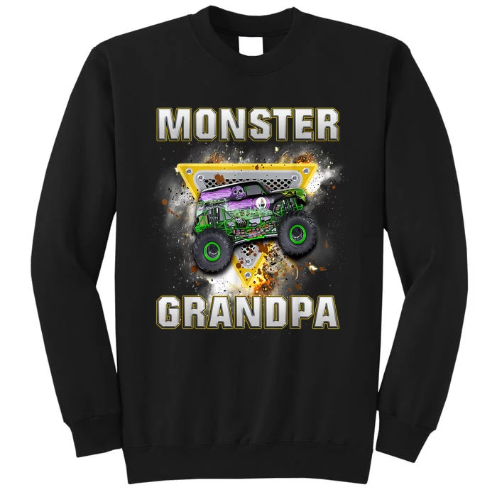 Monster Truck Are My Jam Monster Truck Grandpa Sweatshirt