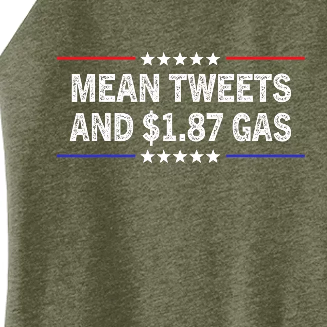 Mean Tweets And $1.87 Gas Women’s Perfect Tri Rocker Tank