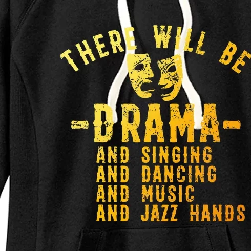 Musical Theatre Art For Women Theater Actor Broadway Women's Fleece Hoodie