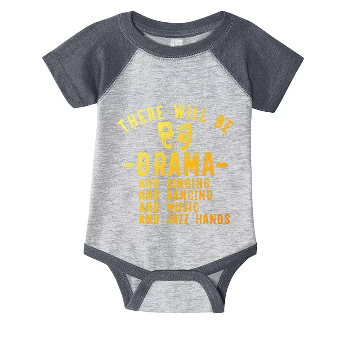 Musical Theatre Art For Women Theater Actor Broadway Infant Baby Jersey Bodysuit