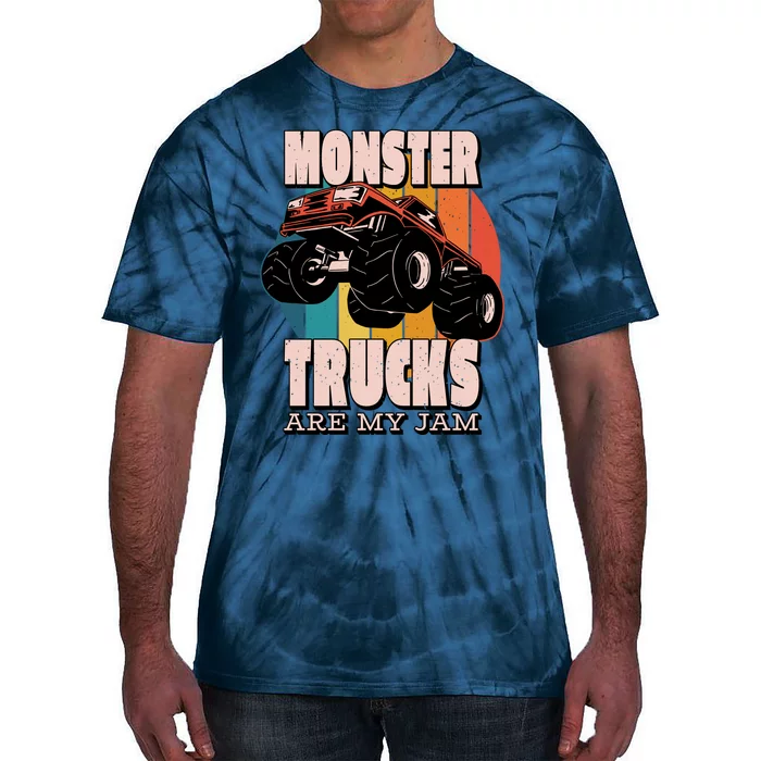 Monster Trucks Are My Jam Tie-Dye T-Shirt