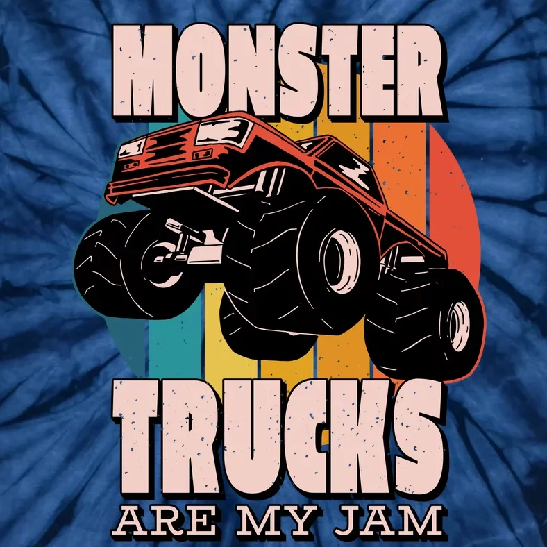 Monster Trucks Are My Jam Tie-Dye T-Shirt