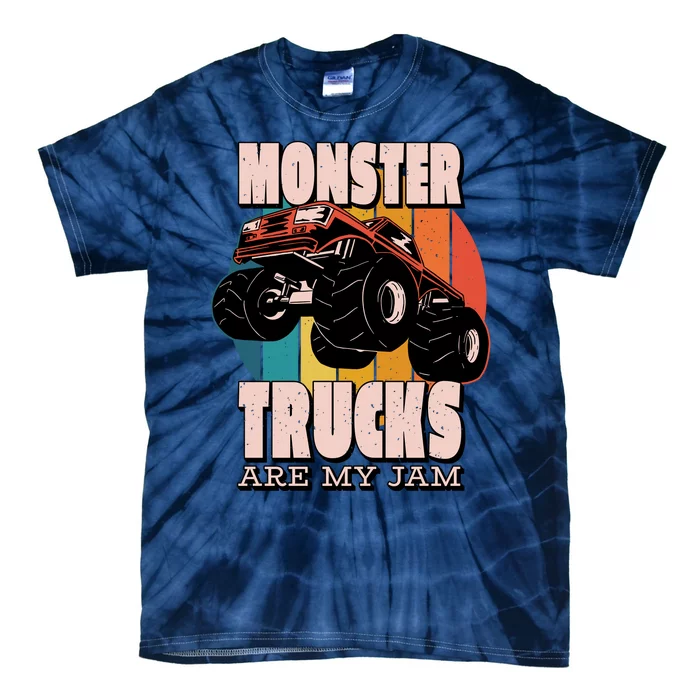 Monster Trucks Are My Jam Tie-Dye T-Shirt