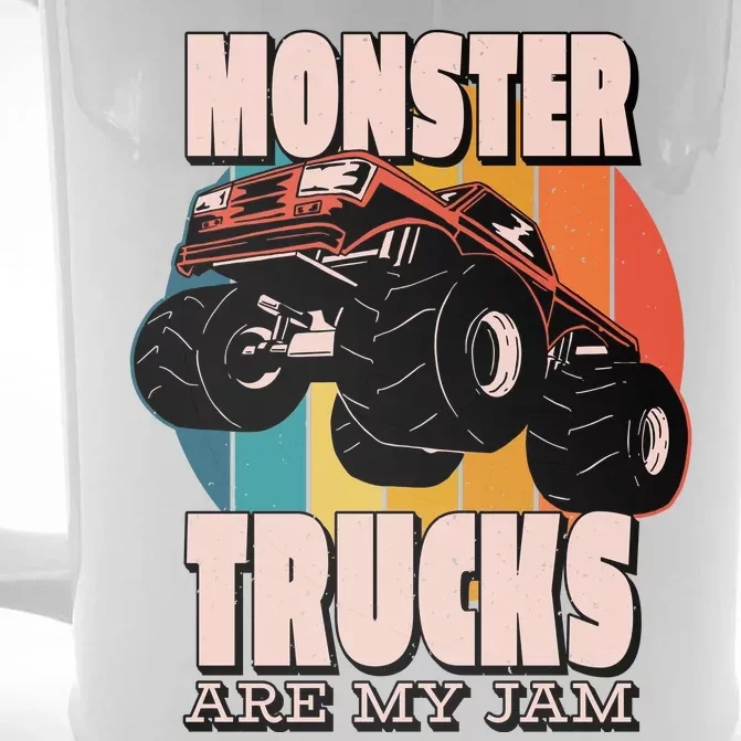 Monster Trucks Are My Jam Front & Back Beer Stein