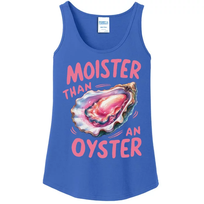 Moister Than An Oyster Inappropriate Shellfish Ladies Essential Tank