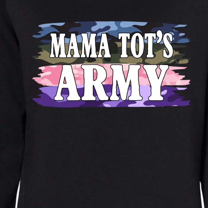 Mama Tots Army Womens California Wash Sweatshirt