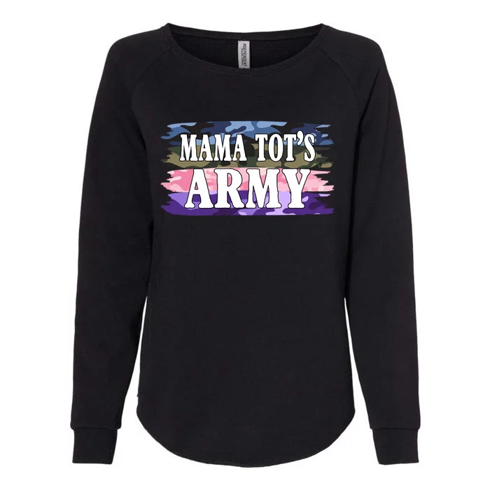 Mama Tots Army Womens California Wash Sweatshirt