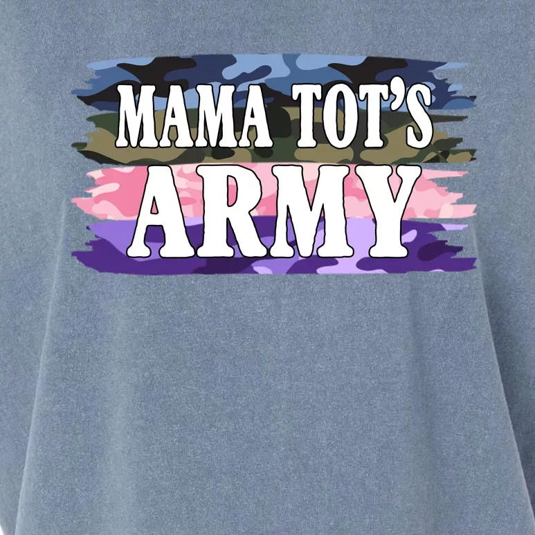 Mama Tots Army Garment-Dyed Women's Muscle Tee