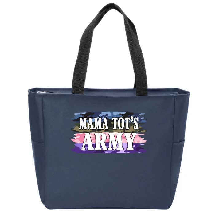 Mama Tots Army Zip Tote Bag