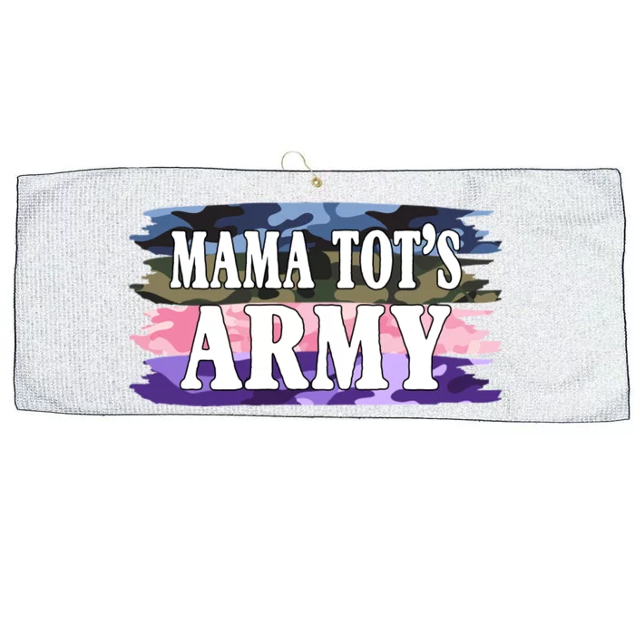 Mama Tots Army Large Microfiber Waffle Golf Towel