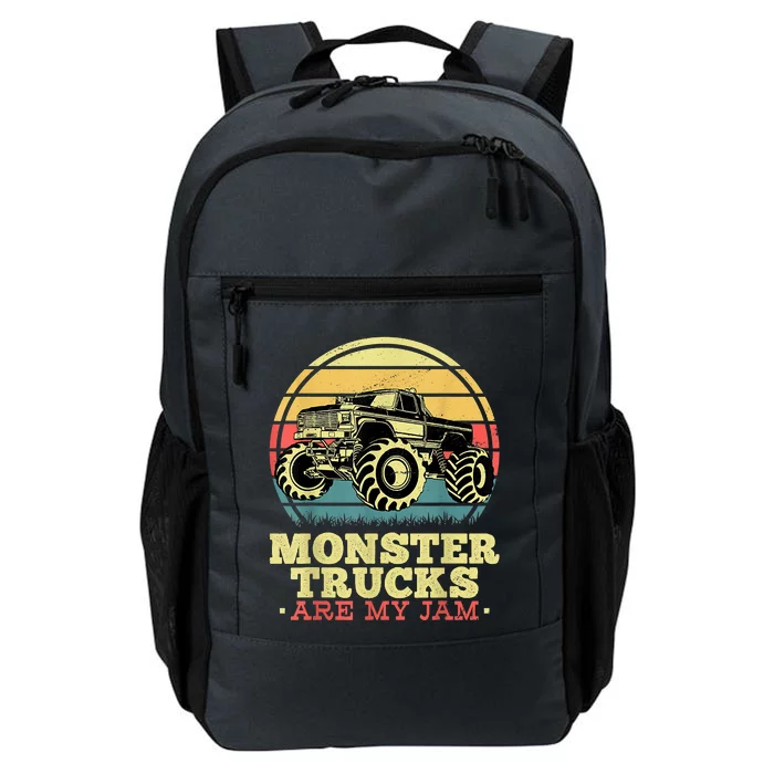 Monster Truck Are My Jam For Monster Truck Lovers Daily Commute Backpack