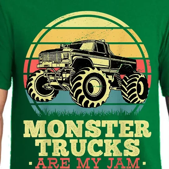 Monster Truck Are My Jam For Monster Truck Lovers Pajama Set