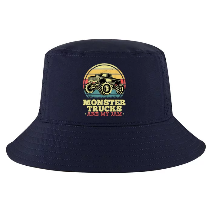 Monster Truck Are My Jam For Monster Truck Lovers Cool Comfort Performance Bucket Hat