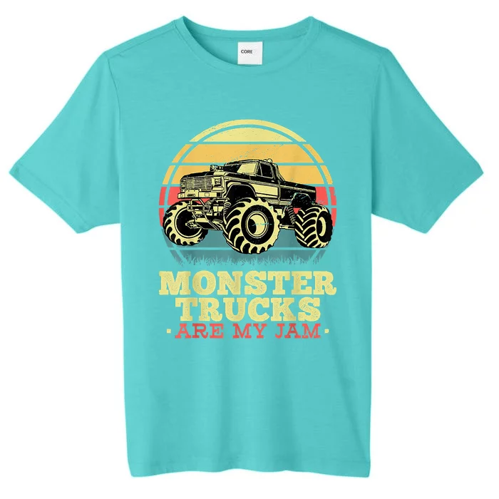 Monster Truck Are My Jam For Monster Truck Lovers ChromaSoft Performance T-Shirt