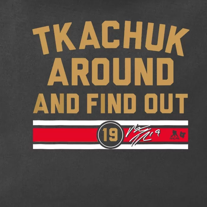 Matthew Tkachuk Around And Find Out Florida Hockey Zip Tote Bag