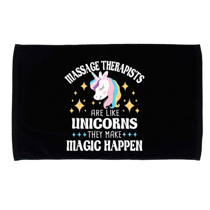 Massage Therapists Are Like Unicorns Massage Therapy LMT Microfiber Hand Towel