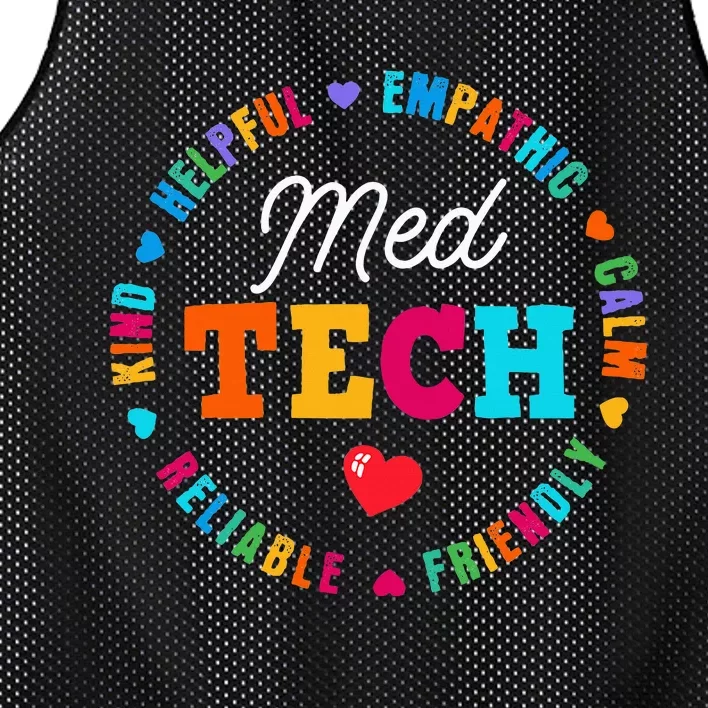 Med Tech Appreciation Week Healthcare Medical Technologist Mesh Reversible Basketball Jersey Tank