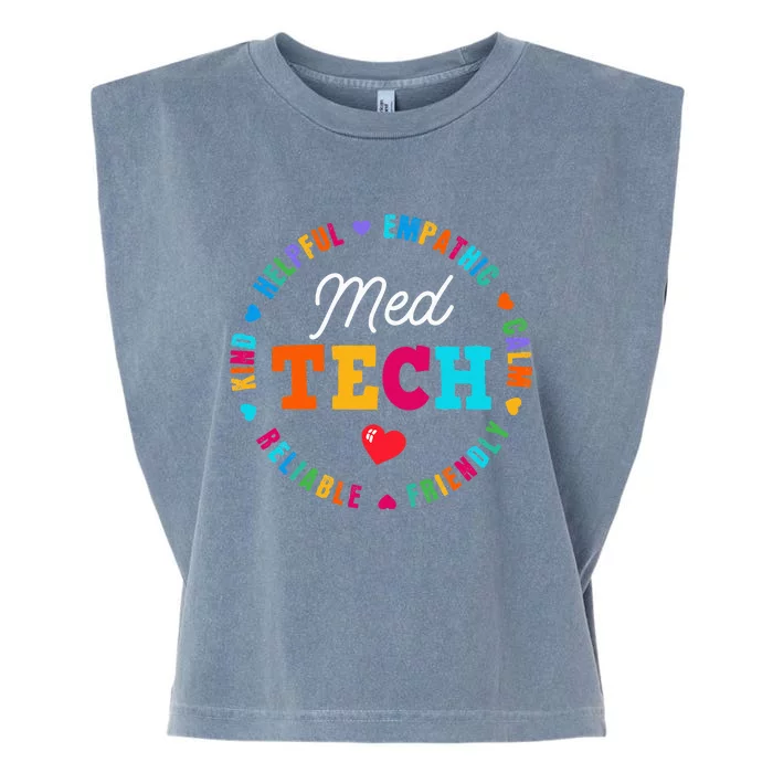 Med Tech Appreciation Week Healthcare Medical Technologist Garment-Dyed Women's Muscle Tee