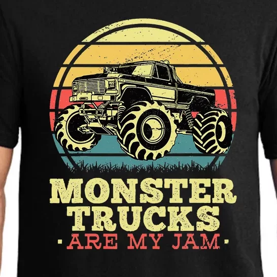 Monster Truck Are My Jam For Monster Truck Lovers Pajama Set