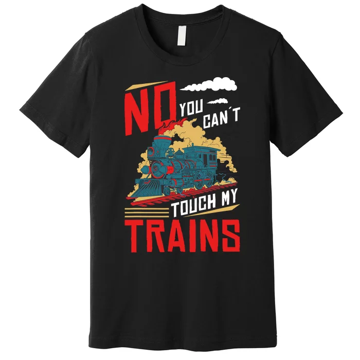 Model Train Accessories Railway Collecting Model Train Owner Premium T-Shirt