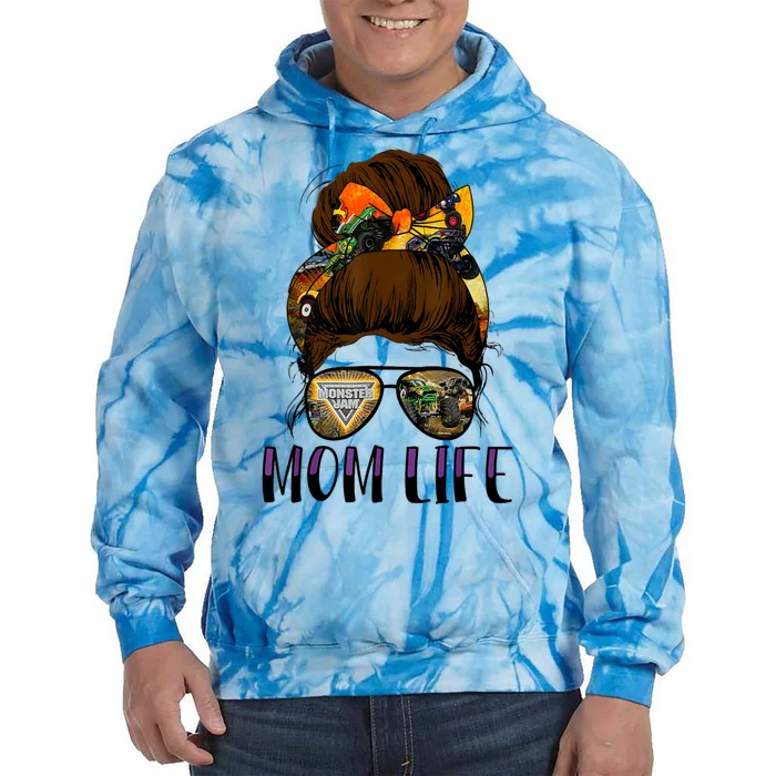 Monster Truck Are My Jam For Monster Truck Lovers Momlife Tie Dye Hoodie