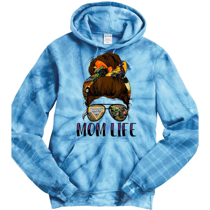 Monster Truck Are My Jam For Monster Truck Lovers Momlife Tie Dye Hoodie