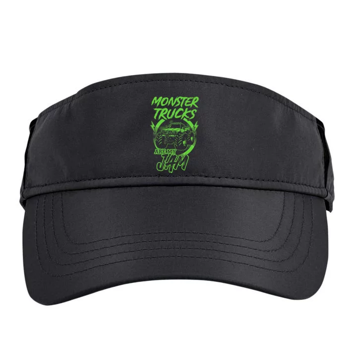 Monster Trucks Are My Jam Rally Adult Drive Performance Visor