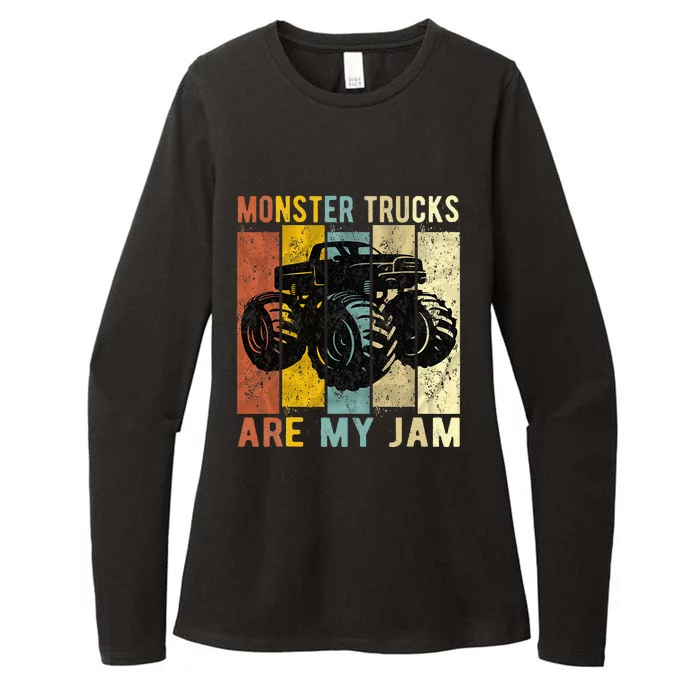 Monster Truck Are My Jam Womens CVC Long Sleeve Shirt