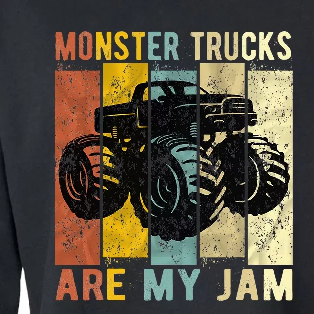 Monster Truck Are My Jam Cropped Pullover Crew