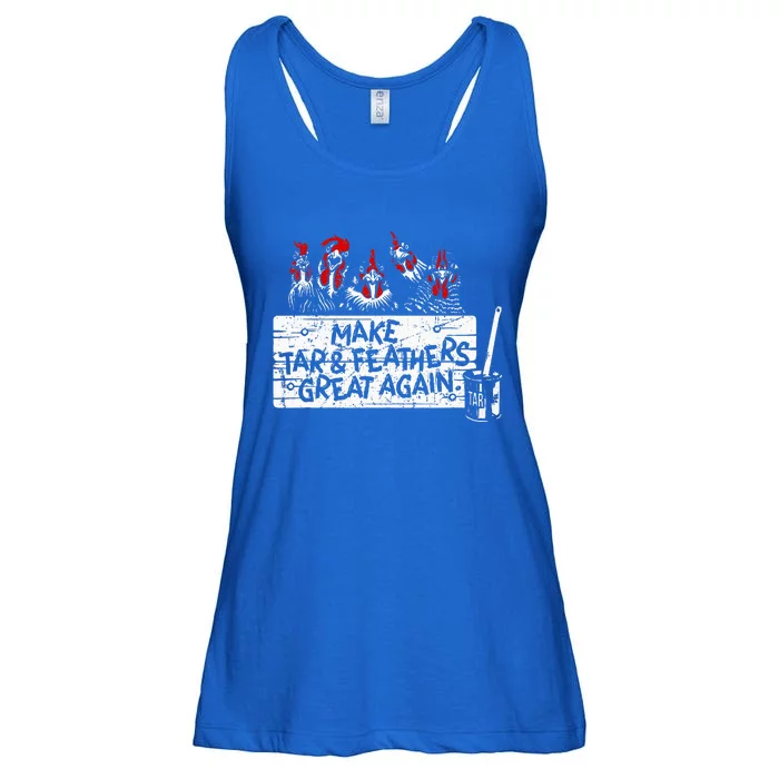 Make Tar And Feathers Great Again Chickens Ladies Essential Flowy Tank