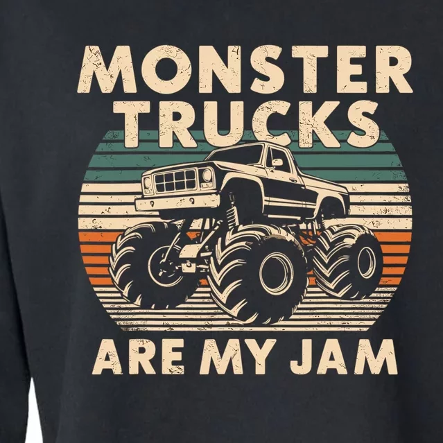 M.O.N.S.T.E.R Trucks Are My Jam Cropped Pullover Crew