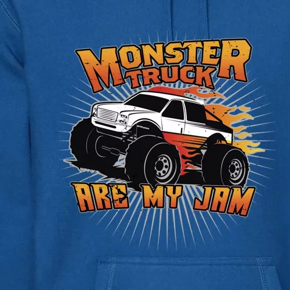 Monster Truck Are My Jam Gift Premium Hoodie